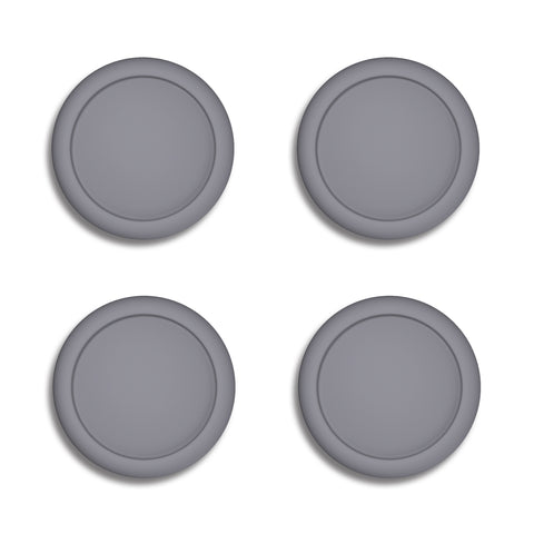 PlayVital Joystick Caps for NS, Thumbstick Caps for Switch Lite, Silicone Analog Cover for Joycon of Switch OLED, Thumb Grip Rocker Caps for Switch & Switch Lite & Switch OLED - Gray- NJM1142
