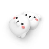 PlayVital Polar Bear & Baby Seal Cute Switch Thumb Grip Caps, Joystick Caps for NS Switch Lite, Silicone Analog Cover Thumbstick Grips for Joycon of Switch OLED - NJM1145