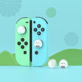 PlayVital Onigiri Cute Switch Thumb Grip Caps, Joystick Caps for NS Switch Lite, Silicone Analog Cover Thumbstick Grips for Joycon of Switch OLED - NJM1156