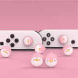 PlayVital Penguin Cute Switch Thumb Grip Caps, Joystick Caps for NS Switch Lite, Silicone Analog Cover Thumbstick Grips for Joycon of Switch OLED - NJM1159