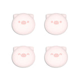 PlayVital Chubby Piggy Cute Switch Thumb Grip Caps, Joystick Caps for NS Switch Lite, Silicone Analog Cover Thumbstick Grips for Joycon of Switch OLED - NJM1160