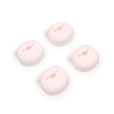 PlayVital Chubby Piggy Cute Switch Thumb Grip Caps, Joystick Caps for NS Switch Lite, Silicone Analog Cover Thumbstick Grips for Joycon of Switch OLED - NJM1160