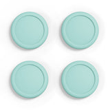 PlayVital Switch Joystick Caps, Switch Lite Thumbstick Caps, Silicone Analog Cover for Joycon of Switch OLED, Thumb Grip Rocker Caps for Nintendo Switch & Switch Lite - 4 Pcs Misty Green - NJM1167
