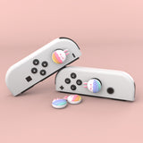 PlayVital Joystick Caps for Nintendo Switch, Thumbstick Caps for Switch Lite, Analog Cover for Joycon of Switch OLED, Thumb Grip Caps for Switch & Switch Lite & Switch OLED - Easter Bunny - NJM1171
