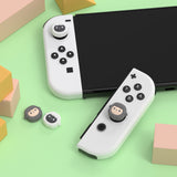 PlayVital Little Sheep Switch Thumb Grip Caps, Joystick Caps for NS Switch Lite, Silicone Analog Cover Thumbstick Grips for Joycon of Switch OLED - NJM1172