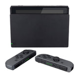 eXtremeRate Pure Green Firefly LED Tuning Kit for NS Switch Joycons Dock NS Joycon SL SR Buttons Ribbon Flex Cable Indicate Power LED-Joycons Dock NOT Included - NSLED004