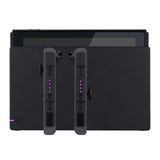 eXtremeRate Pink Firefly LED Tuning Kit for NS Switch Joycons Dock NS Joycon SL SR Buttons Ribbon Flex Cable Indicate Power LED-Joycons Dock NOT Included - NSLED006