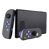 eXtremeRate 7 Colors 9 Modes NS Joycon DFS LED Kit for NS Switch, Multi-Colors Luminated ABXY Trigger Chameleon Purple Blue Classical Symbols Face Buttons for NS Switch & Switch OLED Model JoyCon - JoyCon NOT Included - NSLED014G2