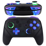 eXtremeRate Multi-Colors Luminated Thumbsticks D-pad ABXY ZR ZL L R Chameleon Purple Blue Classic Symbol Buttons DTFS LED Kit for NS Switch Pro Controller - 9 Colors Modes 6 Areas DIY Option Button Control - NSLED020