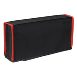 PlayVital Black & Red Trim Nylon Dust Cover, Soft Neat Lining Dust Guard, Anti Scratch Waterproof Cover Sleeve for NS & Switch OLED Charging Dock - NTA8003