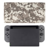 PlayVital Digital Camouflage Nylon Dust Cover, Soft Neat Lining Dust Guard, Anti Scratch Waterproof Cover Sleeve for NS & Switch OLED Charging Dock - NTA8009