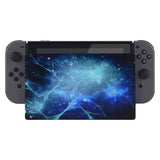 PlayVital Blue Nebula Patterned Custom Protective Case for NS Switch Charging Dock, Dust Anti Scratch Dust Hard Cover for NS Switch Dock - Dock NOT Included - NTG7004