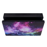 PlayVital Purple Galaxy Patterned Custom Protective Case for NS Switch Charging Dock, Dust Anti Scratch Dust Hard Cover for NS Switch Dock - Dock NOT Included - NTG7005