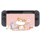 PlayVital Kitten & Chicken Patterned Custom Protective Case for NS Switch Charging Dock, Dust Anti Scratch Dust Hard Cover for NS Switch Dock - Dock NOT Included - NTG7008