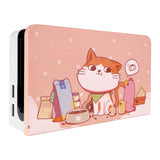 PlayVital Kitten & Chicken Custom Dock Cover for Nintendo Switch OLED, Dust Anti Scratch PC Hard Faceplate Shell Cover for Nintendo Switch OLED Charging Dock - Dock NOT Included - NTG8002