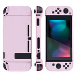 PlayVital Cherry Blossoms Pink Back Cover for Nintendo Switch Console, NS Joycon Handheld Controller Separable Protector Hard Shell, Soft Touch Customized Dockable Protective Case for Nintendo Switch - NTP312