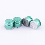 eXtremeRate Aluminum Green Customized Bullet Action Buttons Custom Kits for PS4 Controller - P3J0205