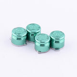 eXtremeRate Aluminum Green Customized Bullet Action Buttons Custom Kits for PS4 Controller - P3J0205