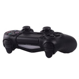 eXtremeRate Black Silicone Rubber Soft Case Skin Grip Cover for PS4 Controller -P4CC0001