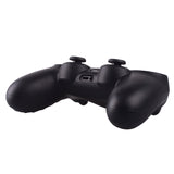 eXtremeRate Black Silicone Rubber Soft Case Skin Grip Cover for PS4 Controller -P4CC0001