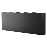 eXtremeRate Solid Matte Black HDD Bay Hard Drive Cover Shell Case Replacement Faceplate for PS4 Console - P4G010