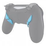 eXtremeRate Soft Touch Heaven Blue Replacement Redesigned Back Buttons K1 K2 K3 K4 Paddles for PS4 Controller Dawn Remap Kit - P4GZ027