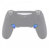 eXtremeRate Chameleon Purple Blue Glossy Replacement Redesigned Back Buttons K1 K2 Paddles for eXtremeRate PS4 Controller Dawn 2.0 Remap Kit - P4GZ050