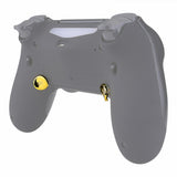 eXtremeRate Chrome Gold Glossy Replacement Redesigned Back Buttons K1 K2 Paddles for eXtremeRate PS4 Controller Dawn 2.0 Remap Kit - P4GZ051