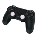eXtremeRate Dual-Color Replacement 3D Joystick Thumbsticks, Analog Thumb Sticks with Screwdriver for PS4 Slim Pro Controller - Cherry Blossoms Pink & Mint Green &Heaven Blue & Light Violet - P4AJ0016GC