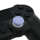 eXtremeRate Light Violet & White Dual-Color Replacement 3D Joystick Thumbsticks, Analog Thumb Sticks with Phillips Screwdriver for PS4 Slim Pro Controller - P4J0132