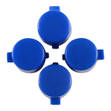 eXtremeRate Solid Blue Action Buttons Repair for PS4 Controller-P4J0207