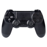 eXtremeRate Solid Black Action Buttons Repair for 4 PS4 Controller -P4J0209