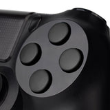 eXtremeRate Solid Black Action Buttons Repair for 4 PS4 Controller -P4J0209
