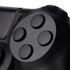 eXtremeRate Solid Black Action Buttons Repair for 4 PS4 Controller -P4J0209
