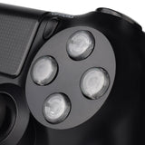 eXtremeRate Transparent Action Buttons Repair for PS4 Controller-P4J0216