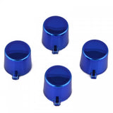 eXtremeRate Chrome Blue Action Buttons Repair for 4 PS4 Controller-P4J0220