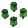eXtremeRate Chrome Green Action Buttons Repair for 4 PS4 Controller-P4J0222