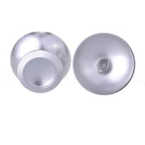 eXtremeRate Metal Silver Chrome Thumbsticks Replacement Thumb Stick For PS4 Controller - P4J0302
