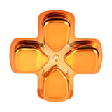 eXtremeRate Chrome Orange Dpad Direction Pad Buttons for PS4 Controller - P4J0507