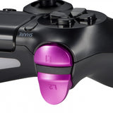 eXtremeRate Metal Pink Color Buttons Custom Kits R1 L1 R2 L2 Triggers for PS4 Controller - P4J0907