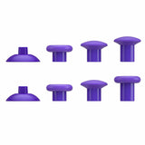 eXtremeRate Purple ThumbsGear Interchangeable Ergonomic Thumbstick for PS5 Controller, for PS4 All Model Controller - 3 Height Domed and Concave Grips Adjustable Joystick - P4J1115
