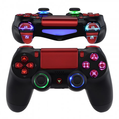 eXtremeRate Multi-Colors Luminated D-pad Thumbstick Trigger Home