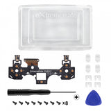 eXtremeRate Clicky Hair Trigger Kit for PS4 CUH ZCT2 Controller Shoulder Buttons, Custom Flashshot Trigger Stop Flex Cable for PS4 Slim Pro Controller JDM-040/050/055 - P4MD001