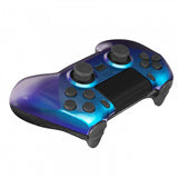 eXtremeRate Chameleon Purple Blue DECADE Tournament Controller (DTC) Upgrade Kit for PS4 Controller JDM-040/050/055, Upgrade Board & Ergonomic Shell & Back Buttons & Trigger Stops - Controller NOT Included - P4MG004