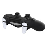 PlayVital 2 Pair White Shoulder Buttons Extension Triggers for PS4 All Model Controller, Game Improvement Adjusters for PS4 Controller, Bumper Trigger Extenders for PS4 Slim Pro Controller - P4PJ002