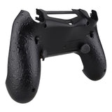 eXtremeRate Textured Black Dawn 2.0 FlashShot Trigger Stop Remap Kit for PS4 CUH-ZCT2 Controller, Part & Back Shell & 2 Back Buttons & 2 Trigger Lock for PS4 Controller JDM 040/050/055 - P4QS001