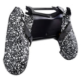 eXtremeRate Textured White Dawn Remappable Remap Kit with Redesigned Back Shell & 4 Back Buttons for PS4 Controller JDM 040/050/055 - P4RM007