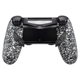 eXtremeRate Textured White Dawn Remappable Remap Kit with Redesigned Back Shell & 4 Back Buttons for PS4 Controller JDM 040/050/055 - P4RM007