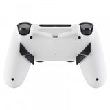 eXtremeRate White Remappable Remap Kit with Redesigned Back Shell & 4 Back Buttons for PS4 Controller JDM 040/050/055 - P4RM015