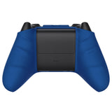 PlayVital Blue Pure Series Anti-Slip Silicone Cover Skin for Xbox Series X Controller, Soft Rubber Case Protector for Xbox Series S Controller with Black Thumb Grip Caps - BLX3008